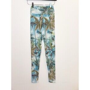 Liquido Leggings Tropical Print Size Small